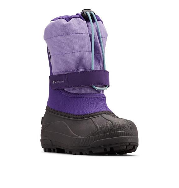 Columbia Powderbug Plus II Snow Boots Purple For Boys NZ83794 New Zealand